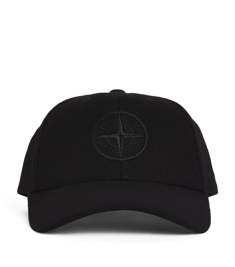 Stone Island Stone Island Wool-Blend Water-Repellent Baseball Cap