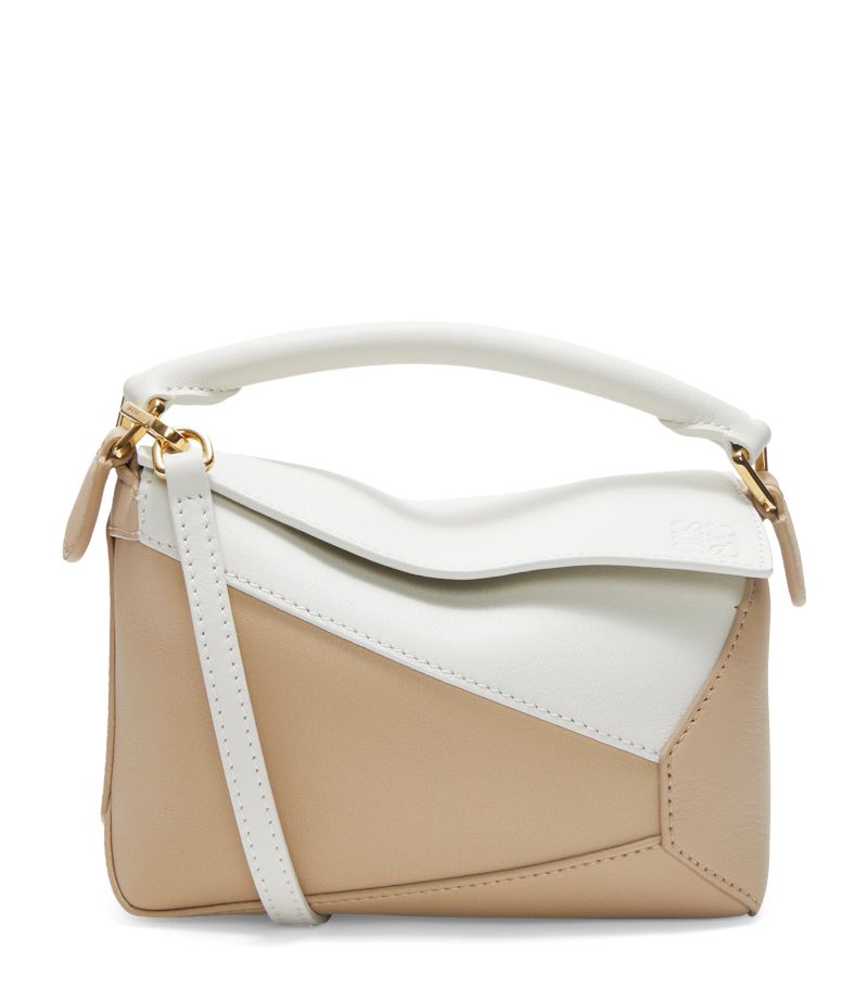 Loewe Loewe Mini Leather Puzzle Edge Top-Handle Bag