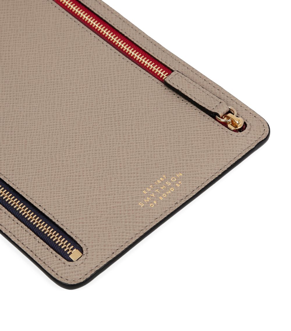 Smythson Smythson Panama Leather Multi-Zip Wallet