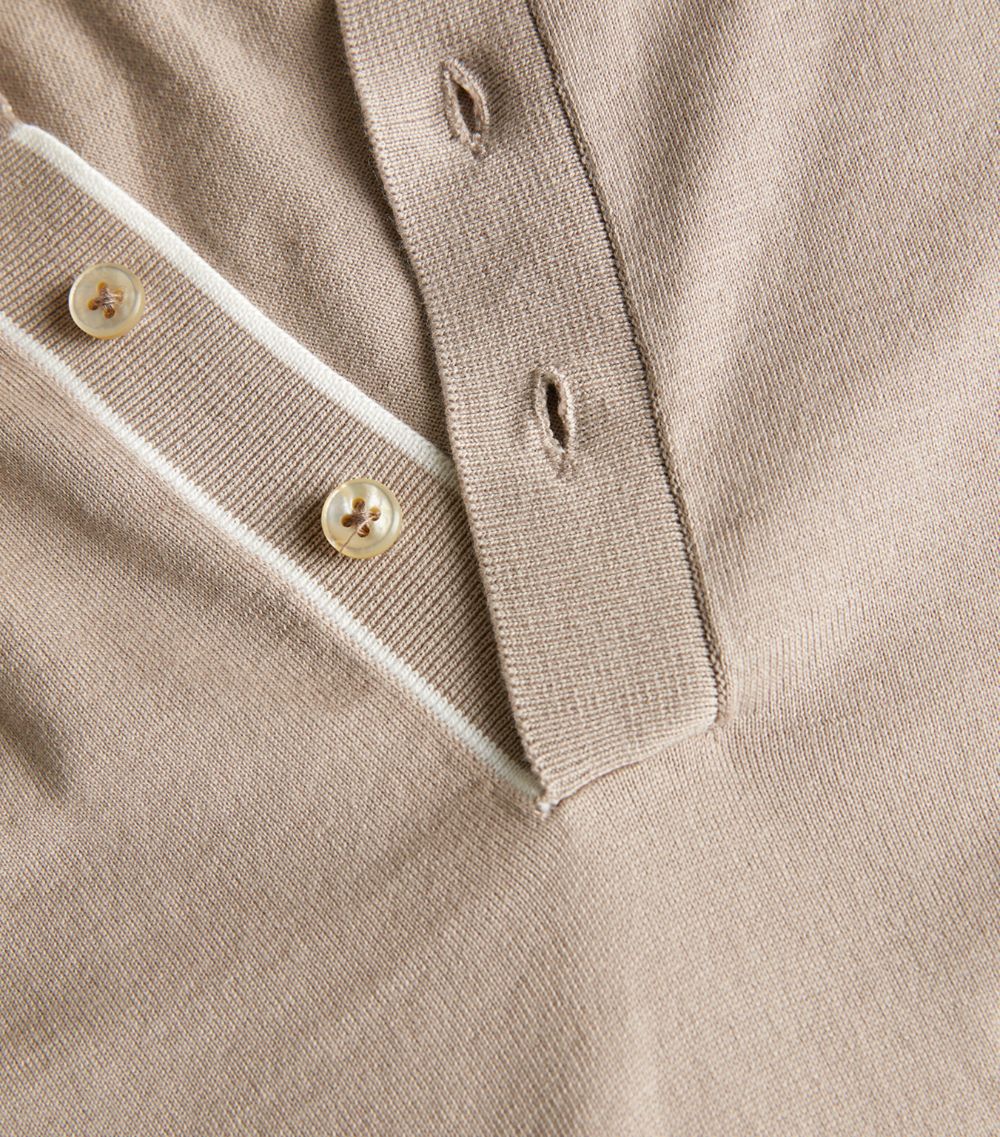 Fioroni Cashmere Fioroni Cashmere Cotton Polo Shirt