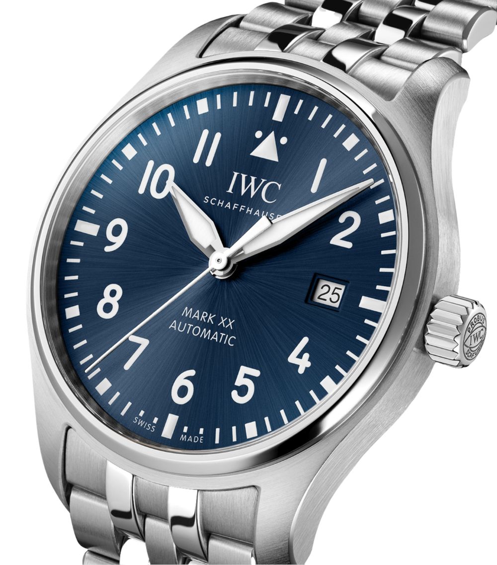 Iwc Schaffhausen Iwc Schaffhausen Stainless Steel Pilot'S Mark Xx Automatic Watch 40Mm