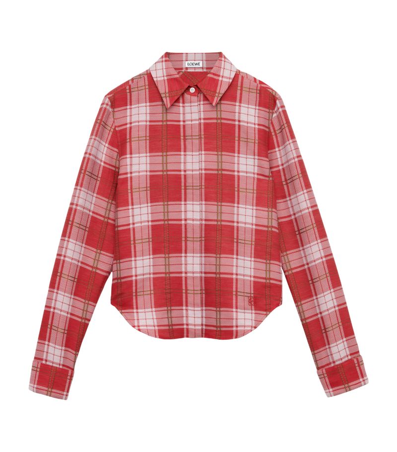 Loewe Loewe Cotton-Blend Check Shirt