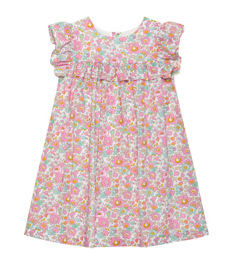 Trotters Trotters Coral Betsy Print Ruffle Dress (6-10 Years)
