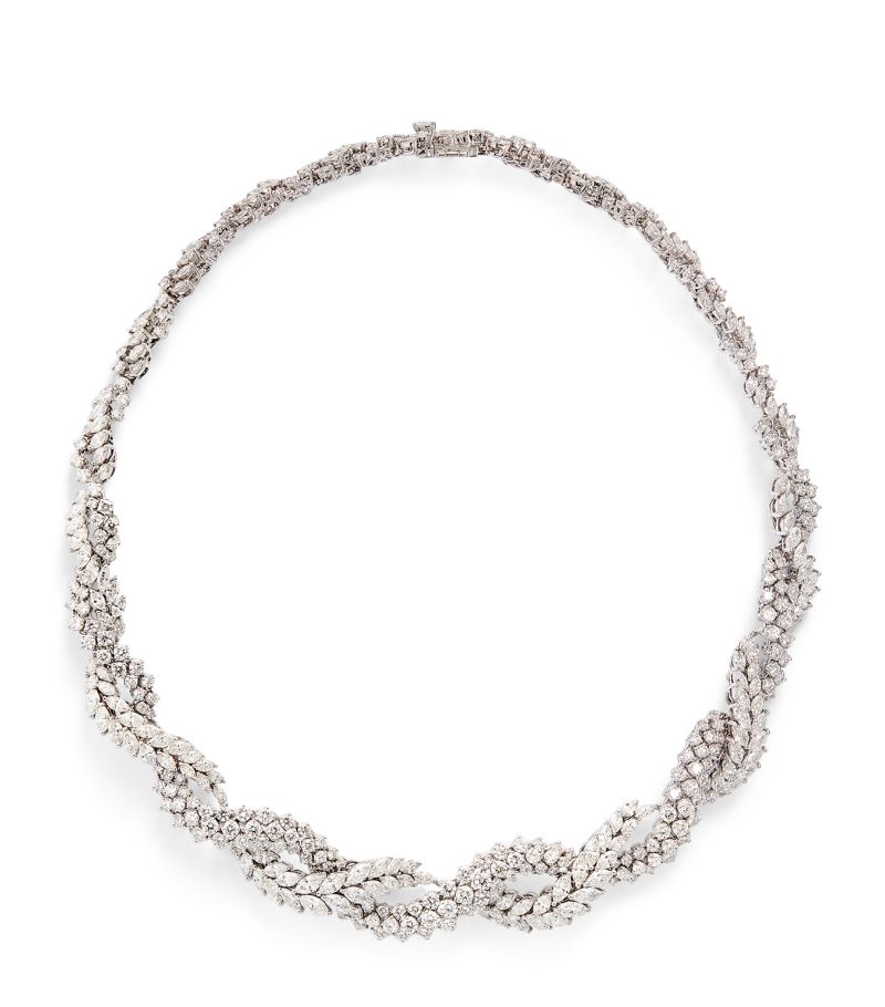 Yeprem Yeprem White Gold And Diamond Y-Couture Necklace