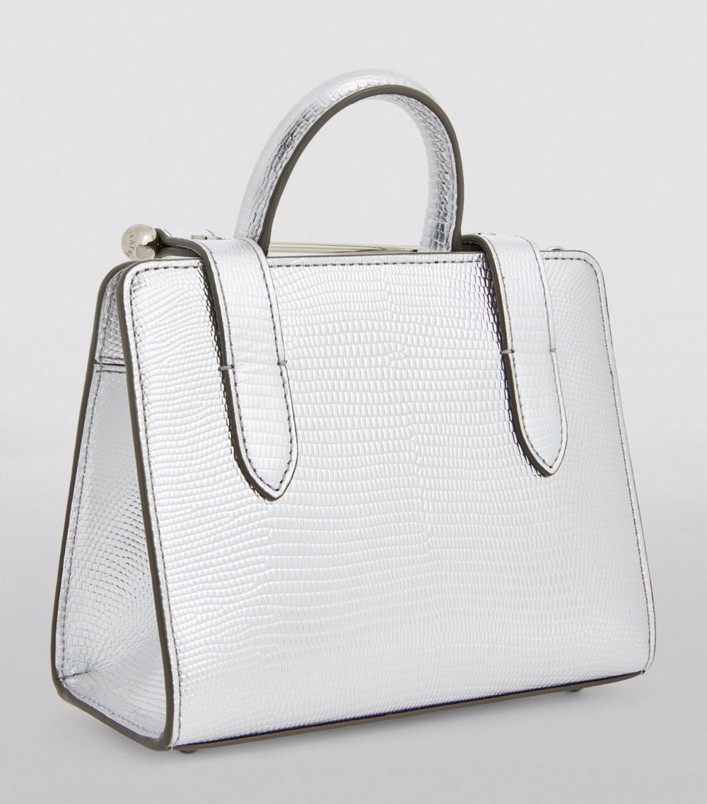 Strathberry Strathberry Nano Leather Metallic Tote Bag