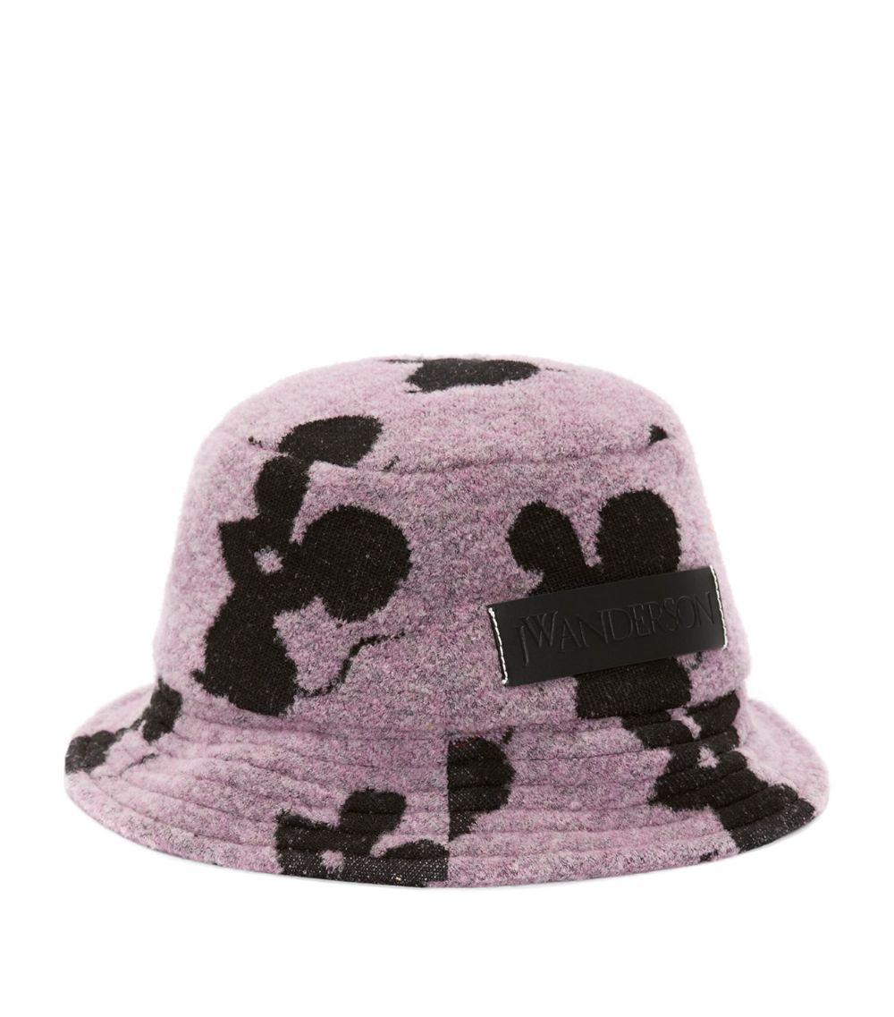 Jw Anderson Jw Anderson Mouse Logo Bucket Hat