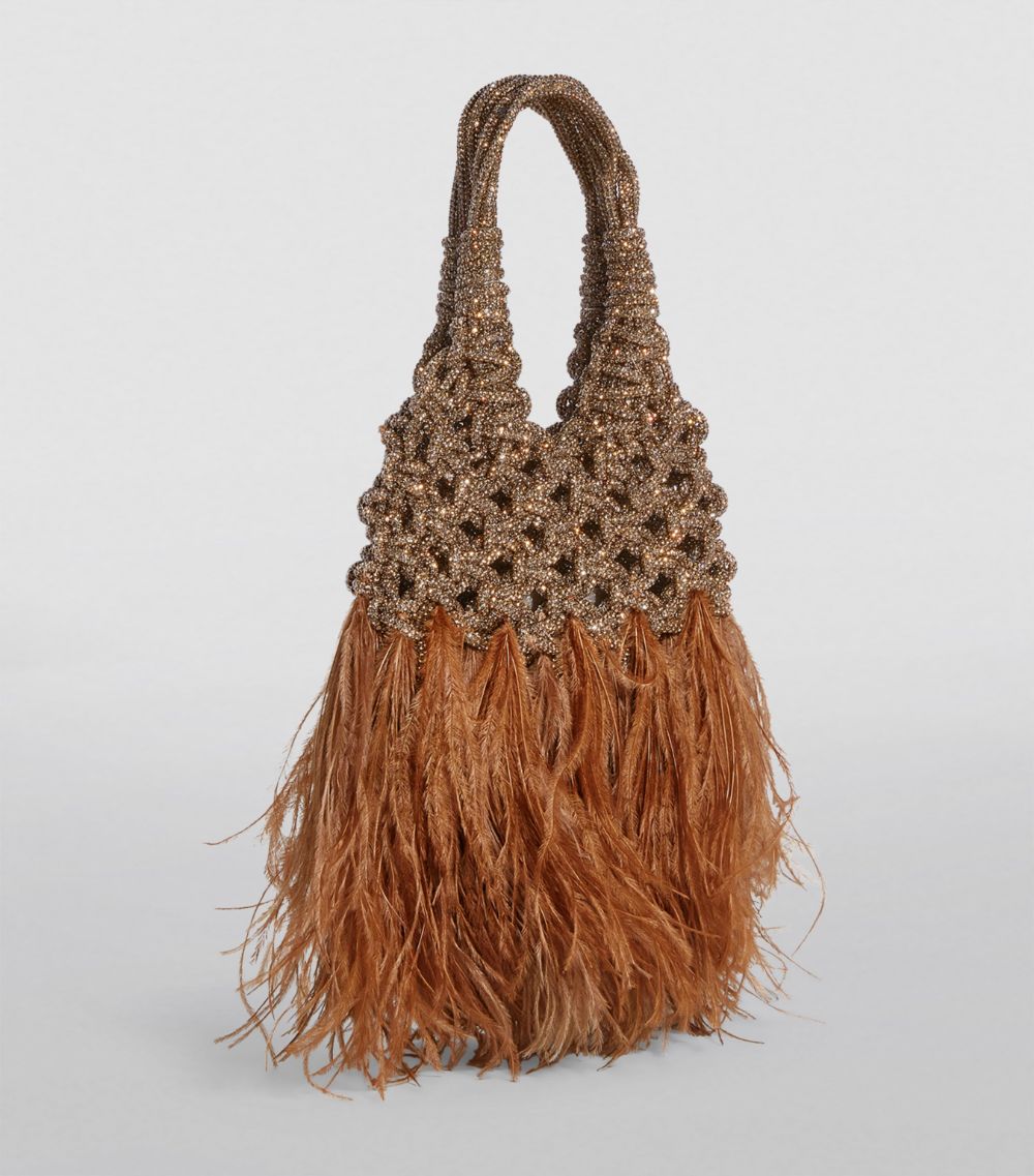  Hibourama Mini Vannifique Plumes Woven Bag