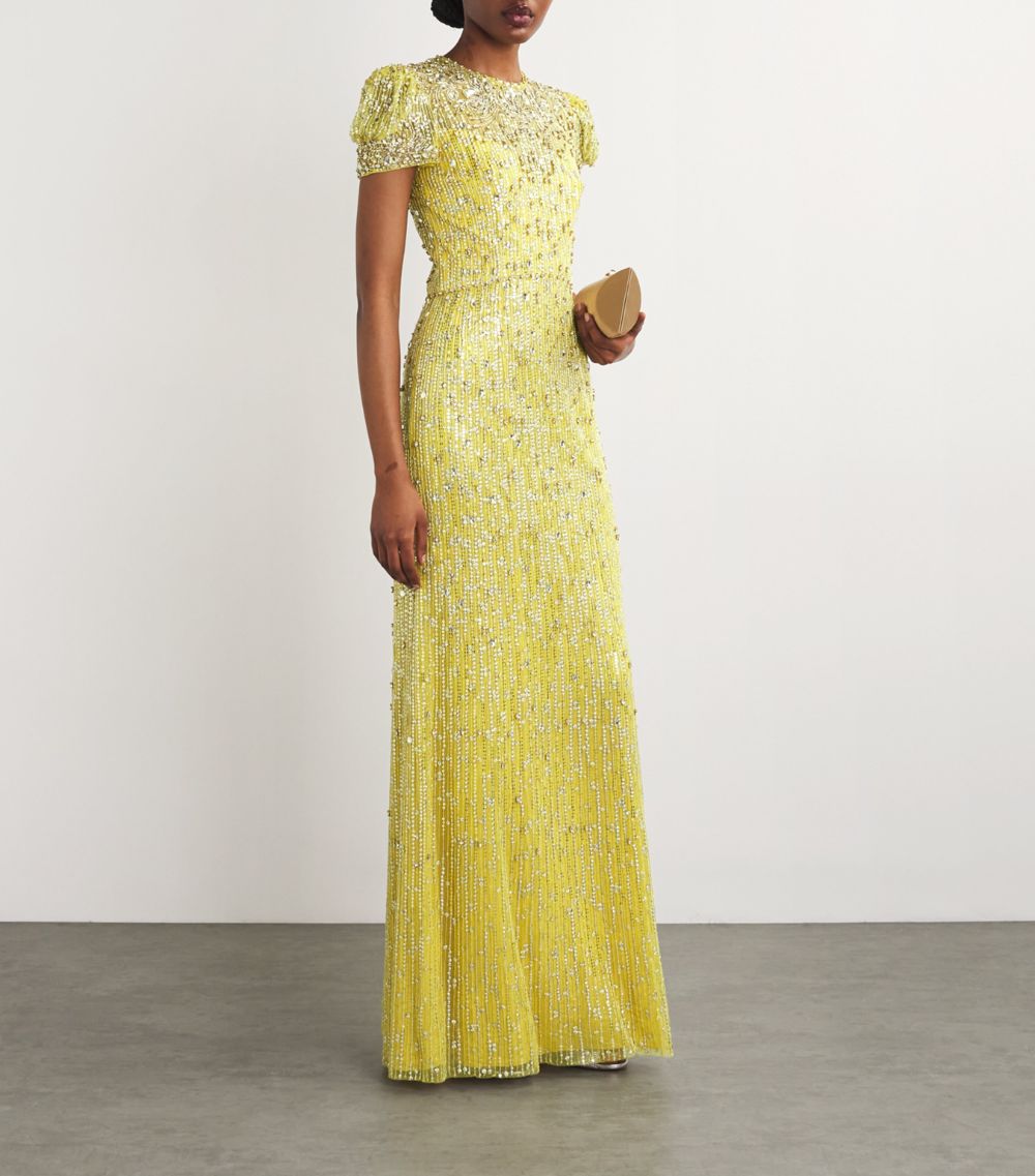 Jenny Packham Jenny Packham Embellished Aster Gown