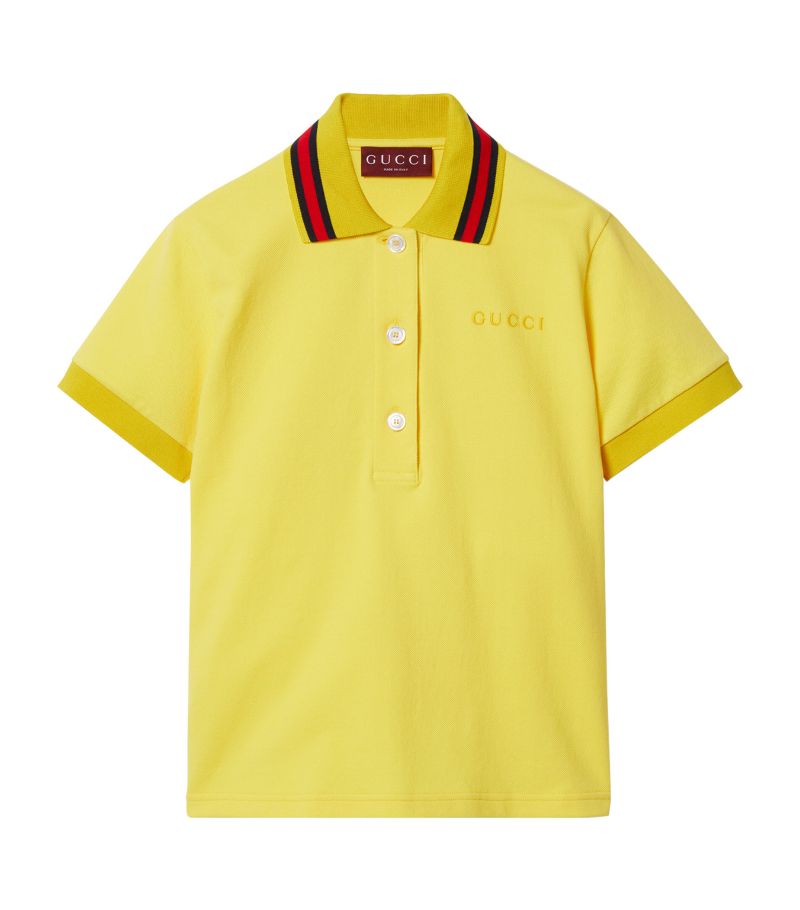 Gucci Gucci Cotton-Blend Polo Shirt