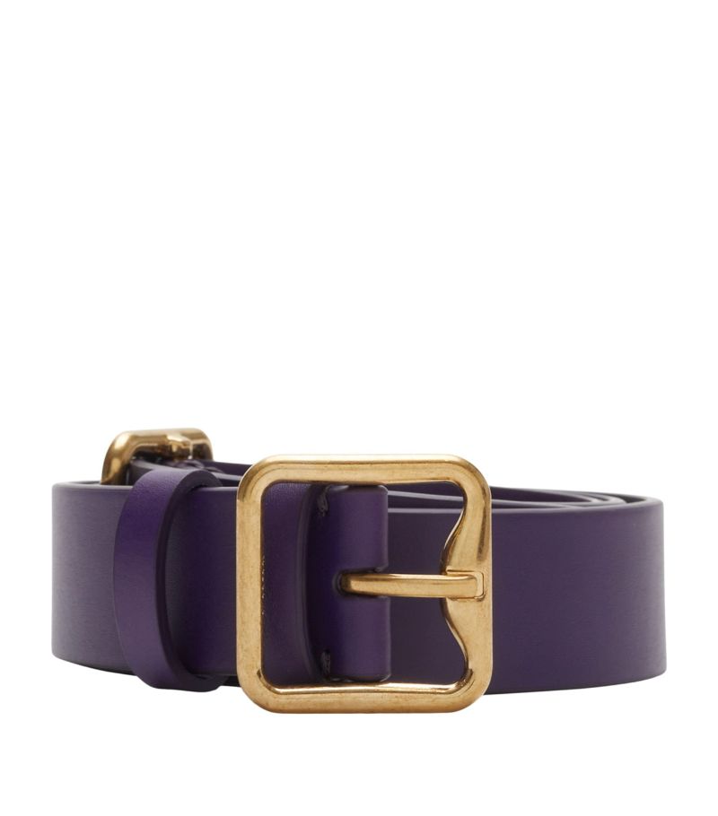 Burberry Burberry Leather Double B Belt