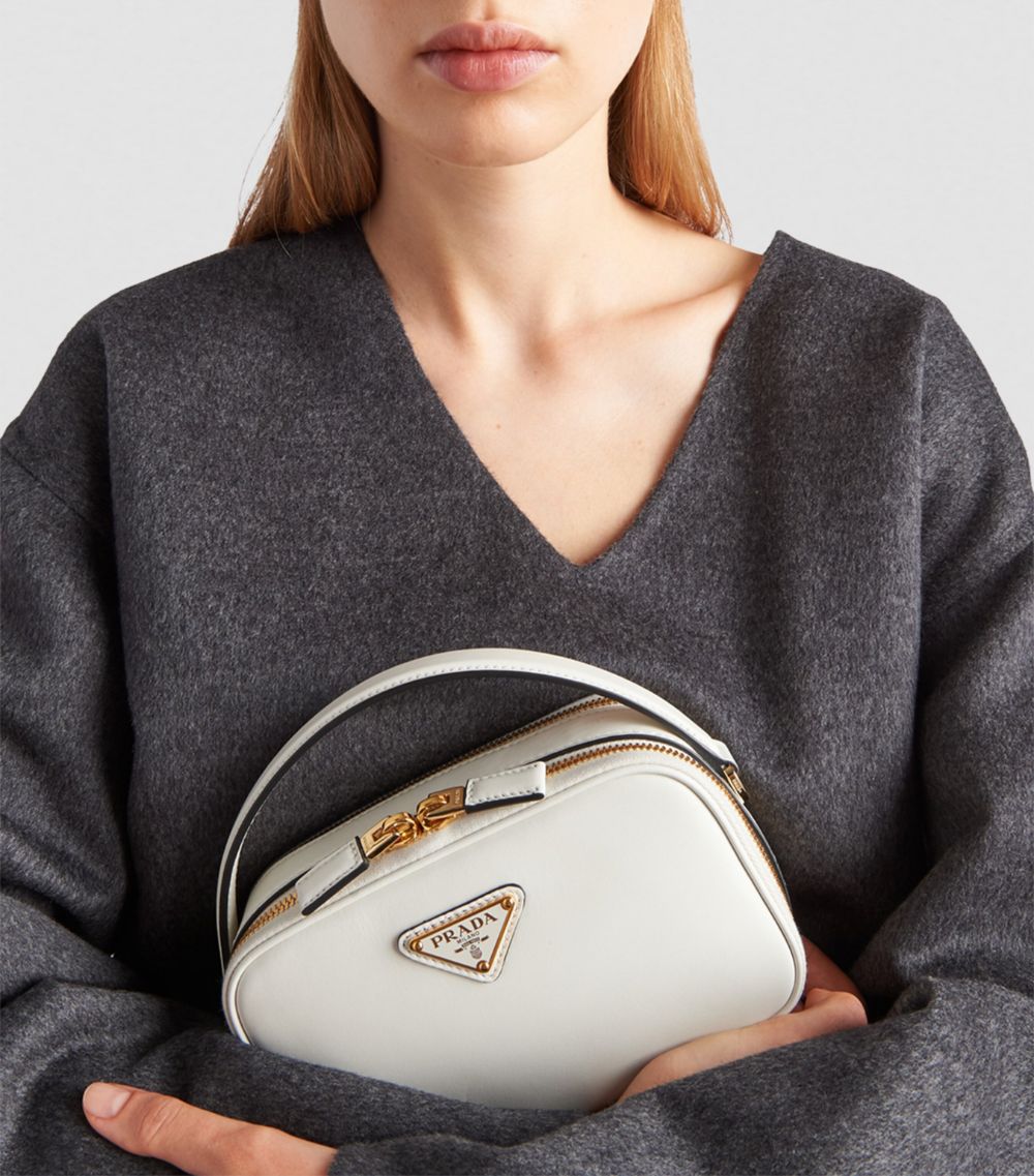 Prada Prada Mini Leather Top-Handle Bag