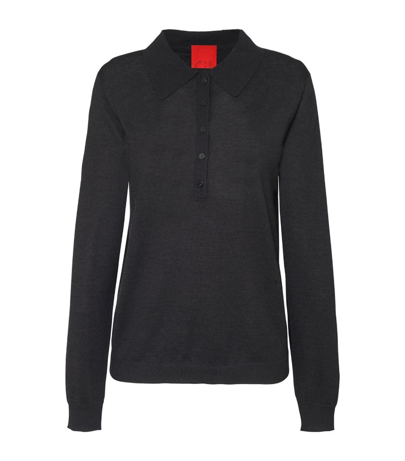 Cashmere In Love Cashmere In Love Cashmere-Silk Ellis Polo Shirt