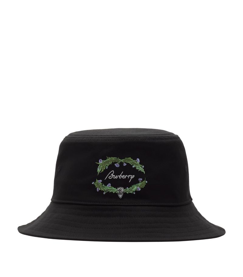 Burberry Burberry Cotton-Blend Thistle Bucket Hat