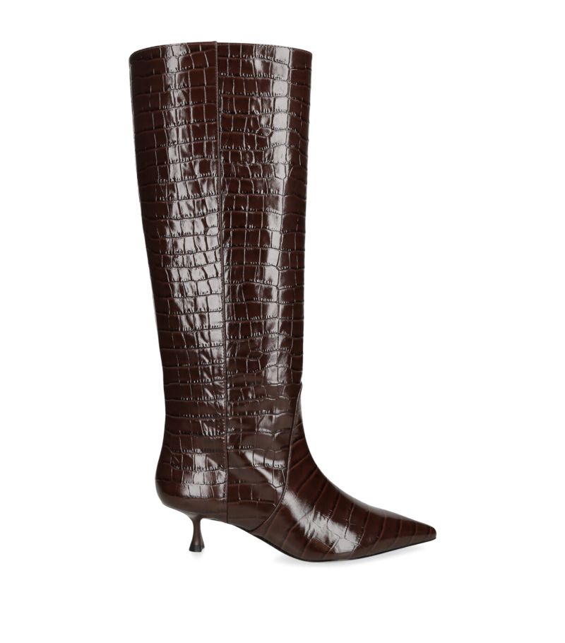 Stuart Weitzman Stuart Weitzman Leather Naomi Knee-High Boots 50