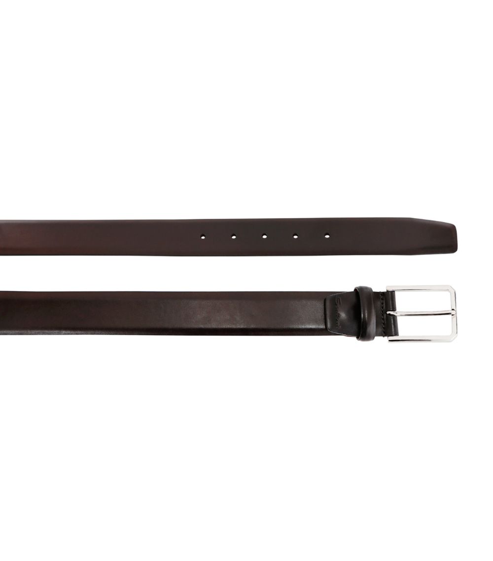 Santoni Santoni Leather Square Belt