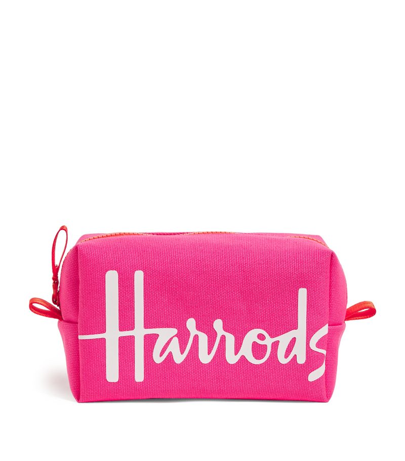 Harrods Harrods Cotton Logo Cosmetics Bag