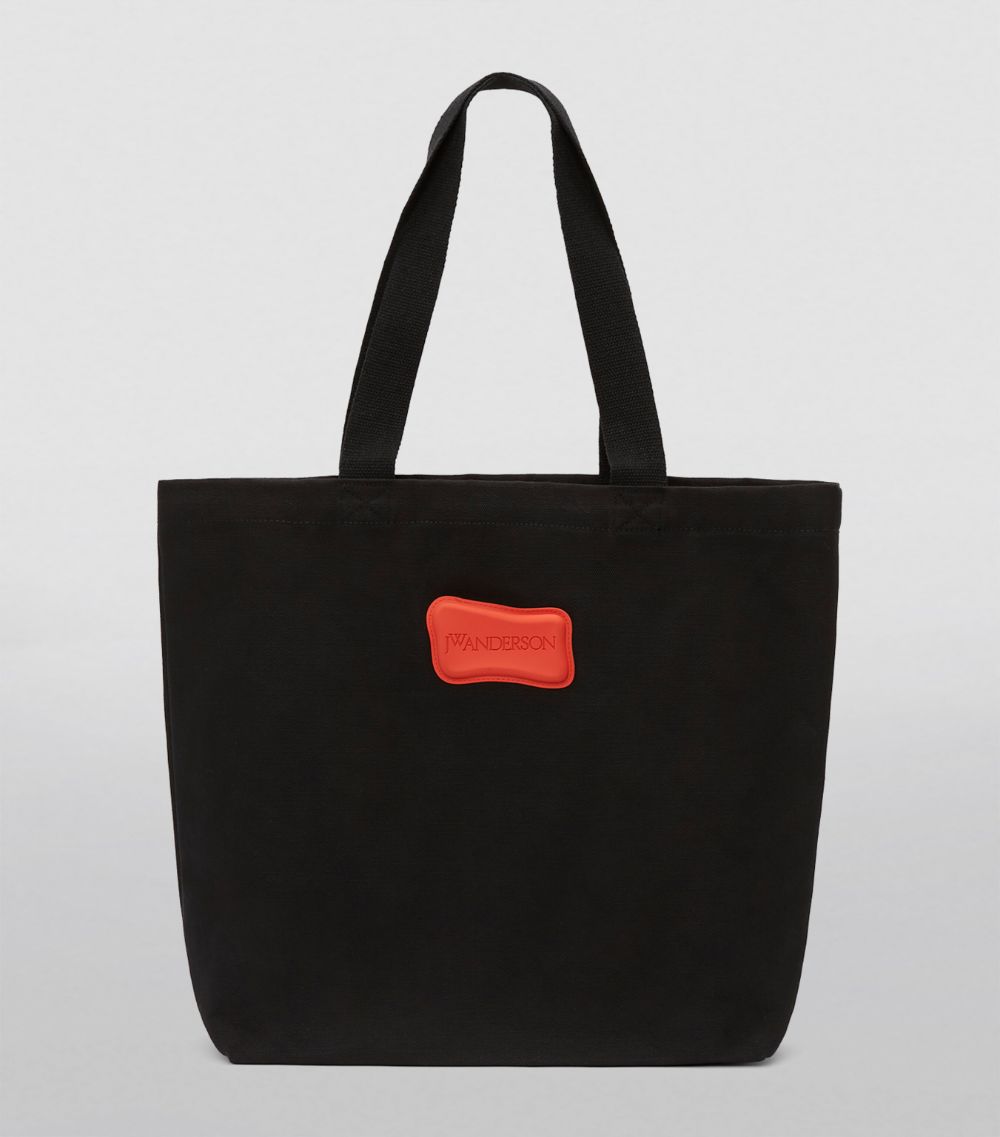 Jw Anderson Jw Anderson Canvas Logo Tote Bag