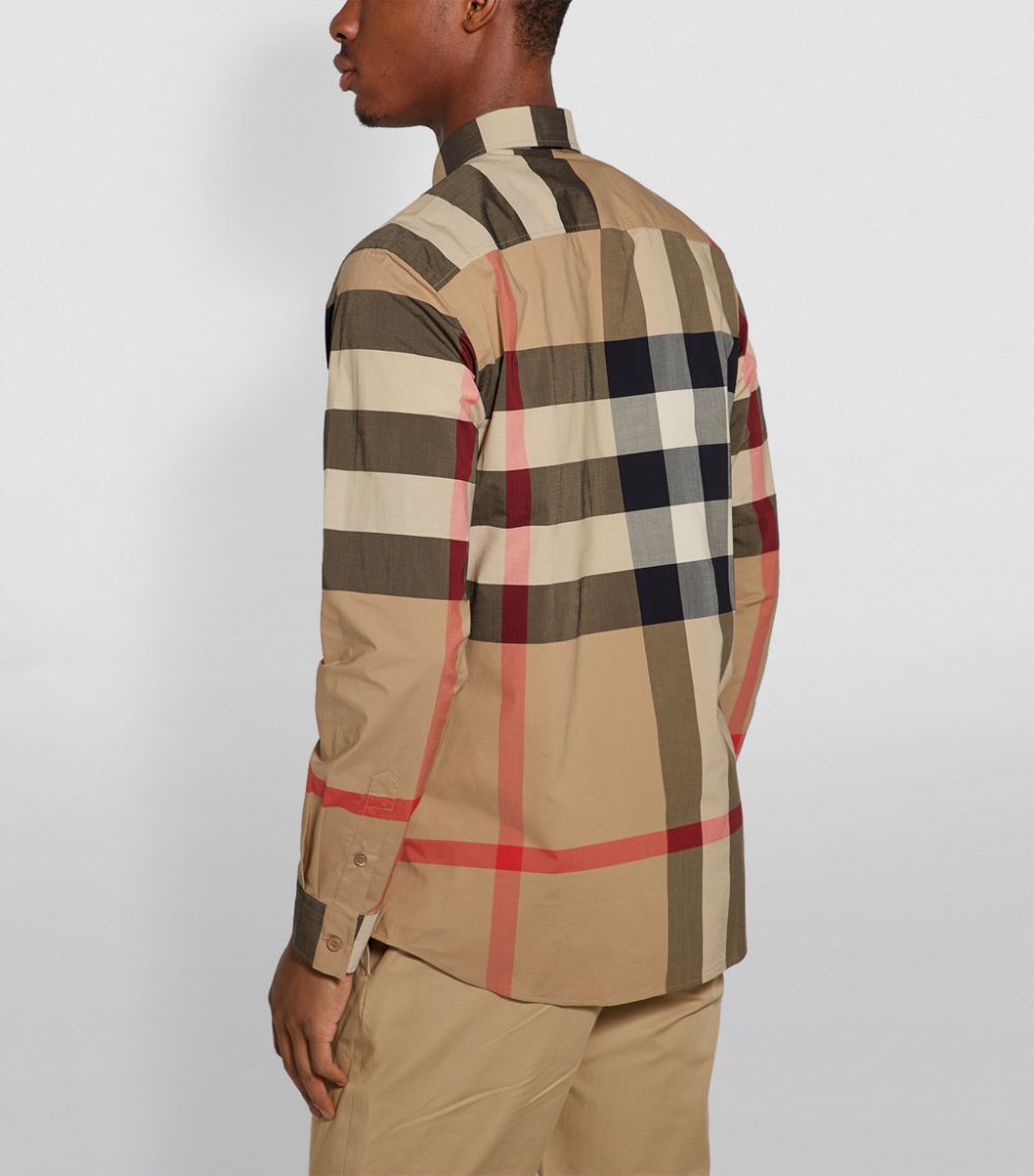 Burberry Burberry oversized check shirt