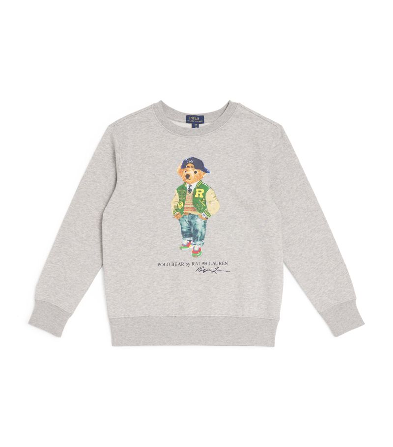 Polo Ralph Lauren Polo Ralph Lauren Kids Cotton-Blend Polo Bear Sweatshirt (2-7 Years)