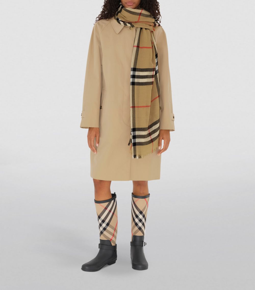 Burberry Burberry Wool Check Scarf