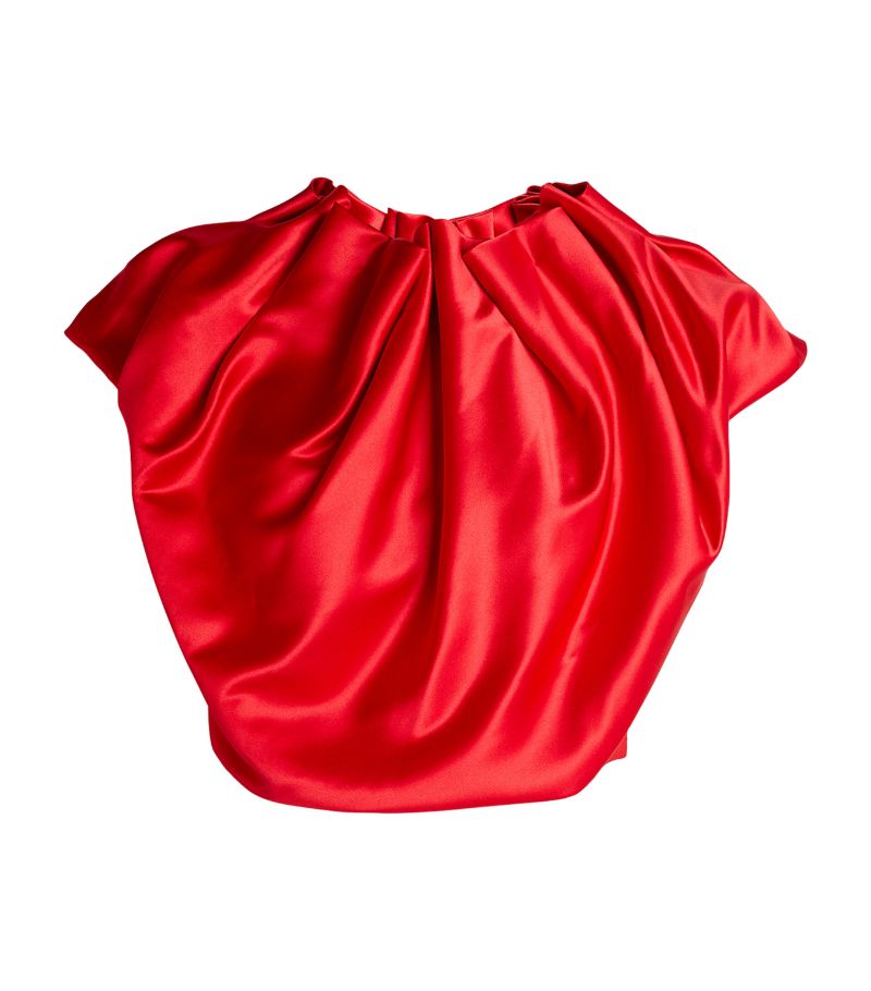 Simone Rocha Simone Rocha Satin Pleated Top