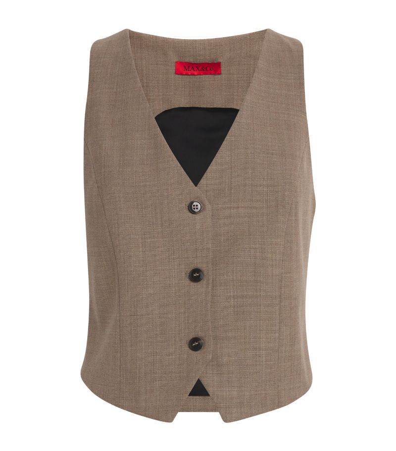 Max & Co. Max & Co. Single-Breasted Waistcoat