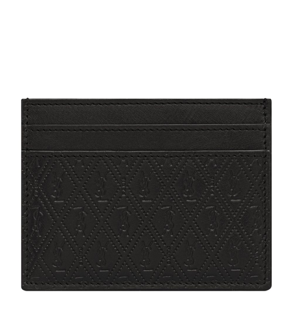 Saint Laurent Saint Laurent Leather Monogram Card Holder