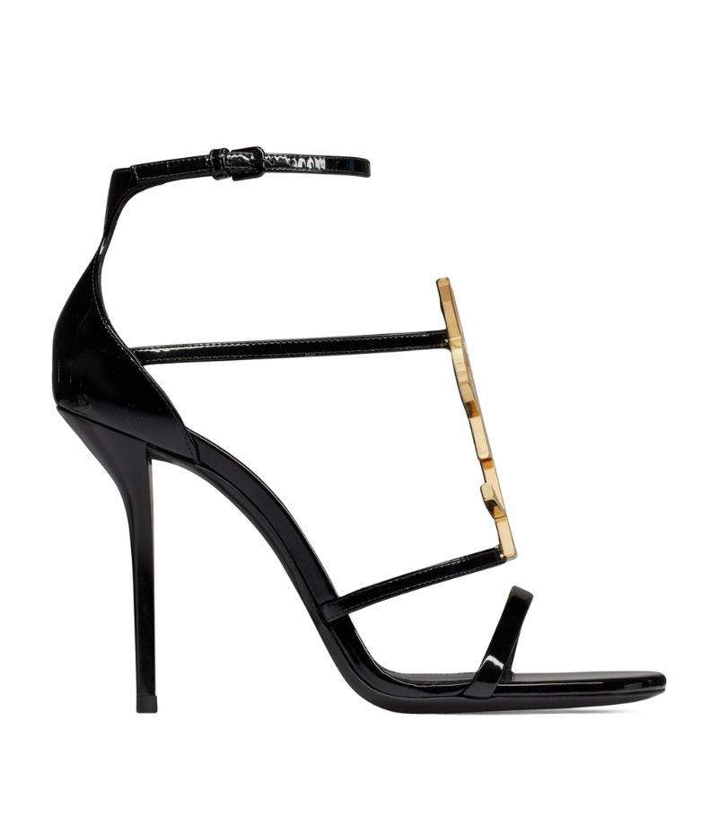 Saint Laurent Saint Laurent Leather Cassandra Sandals 110