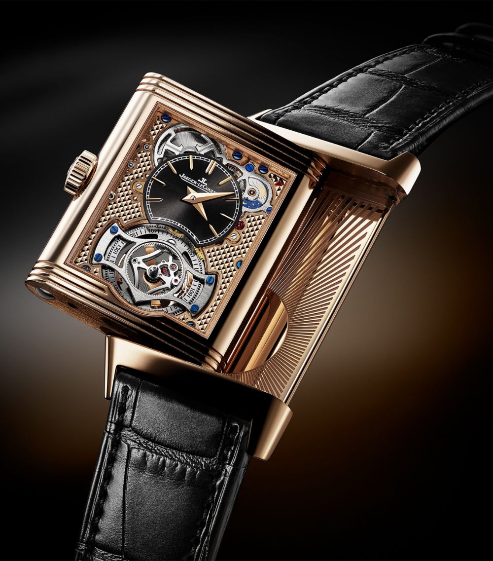 Jaeger-Lecoultre Jaeger-Lecoultre Rose Gold Reverso Tribute Tourbillon Watch 27.4Mm