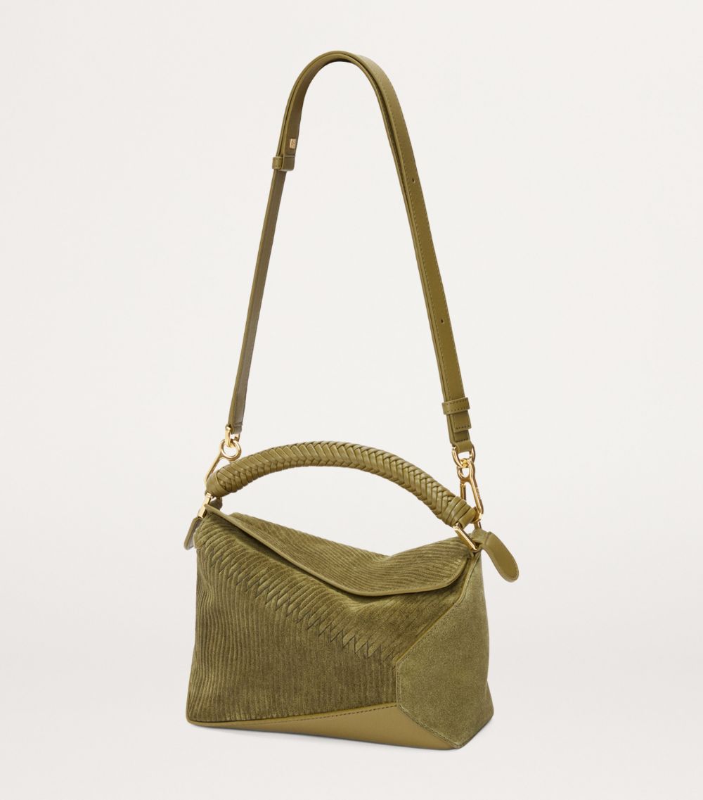 Loewe Loewe Small Diamond Puzzle Edge Top-Handle Bag