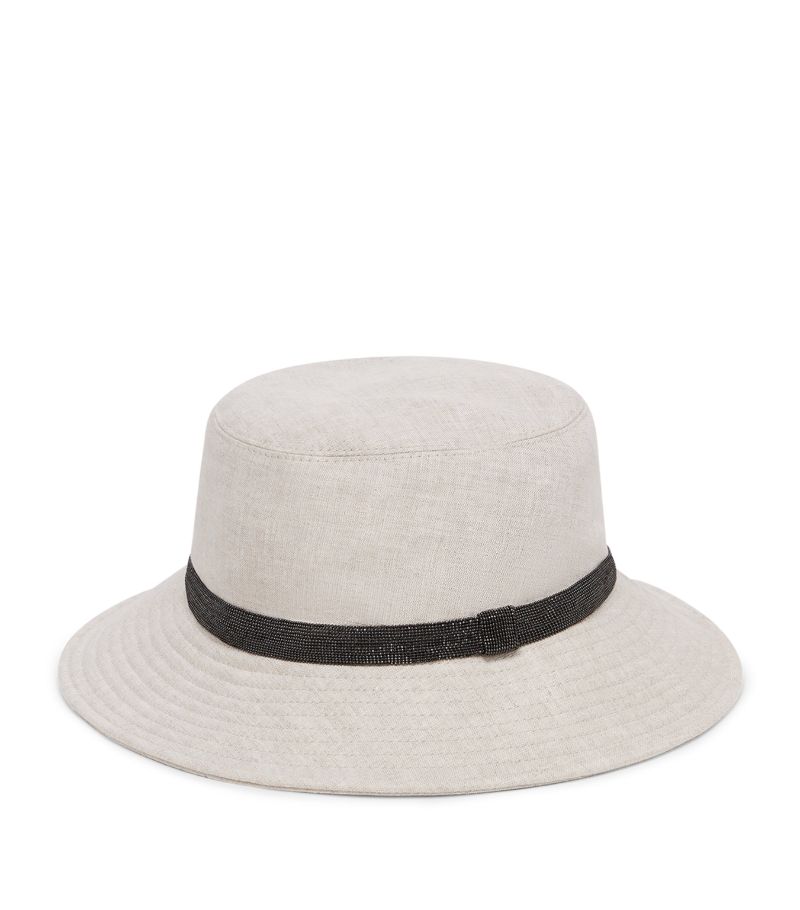 Brunello Cucinelli Brunello Cucinelli Linen Bucket Hat