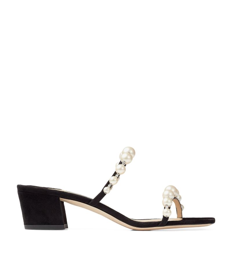 Jimmy Choo Jimmy Choo Amara 45 Goatskin Mules