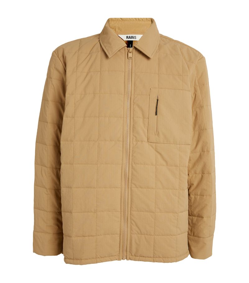 Rains Rains Quilted Zip-Up Jacket