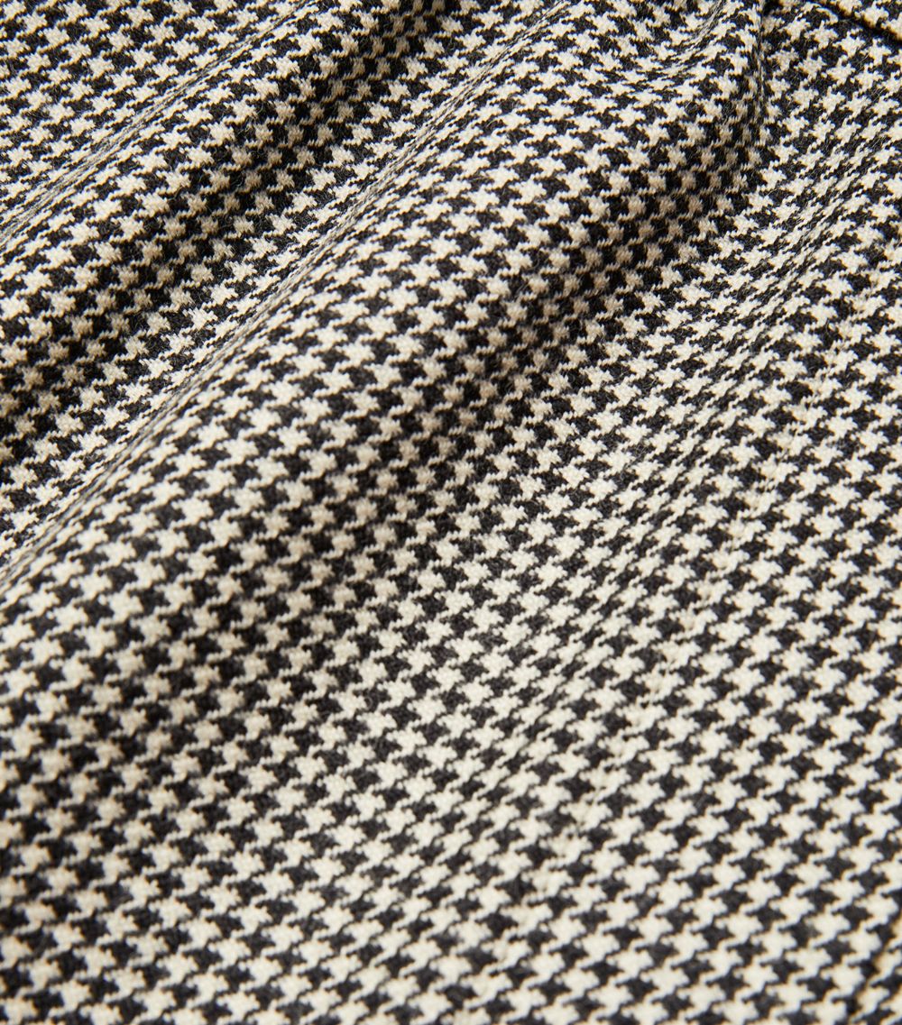 Max Mara Max Mara Wool Houndstooth Mini Skirt