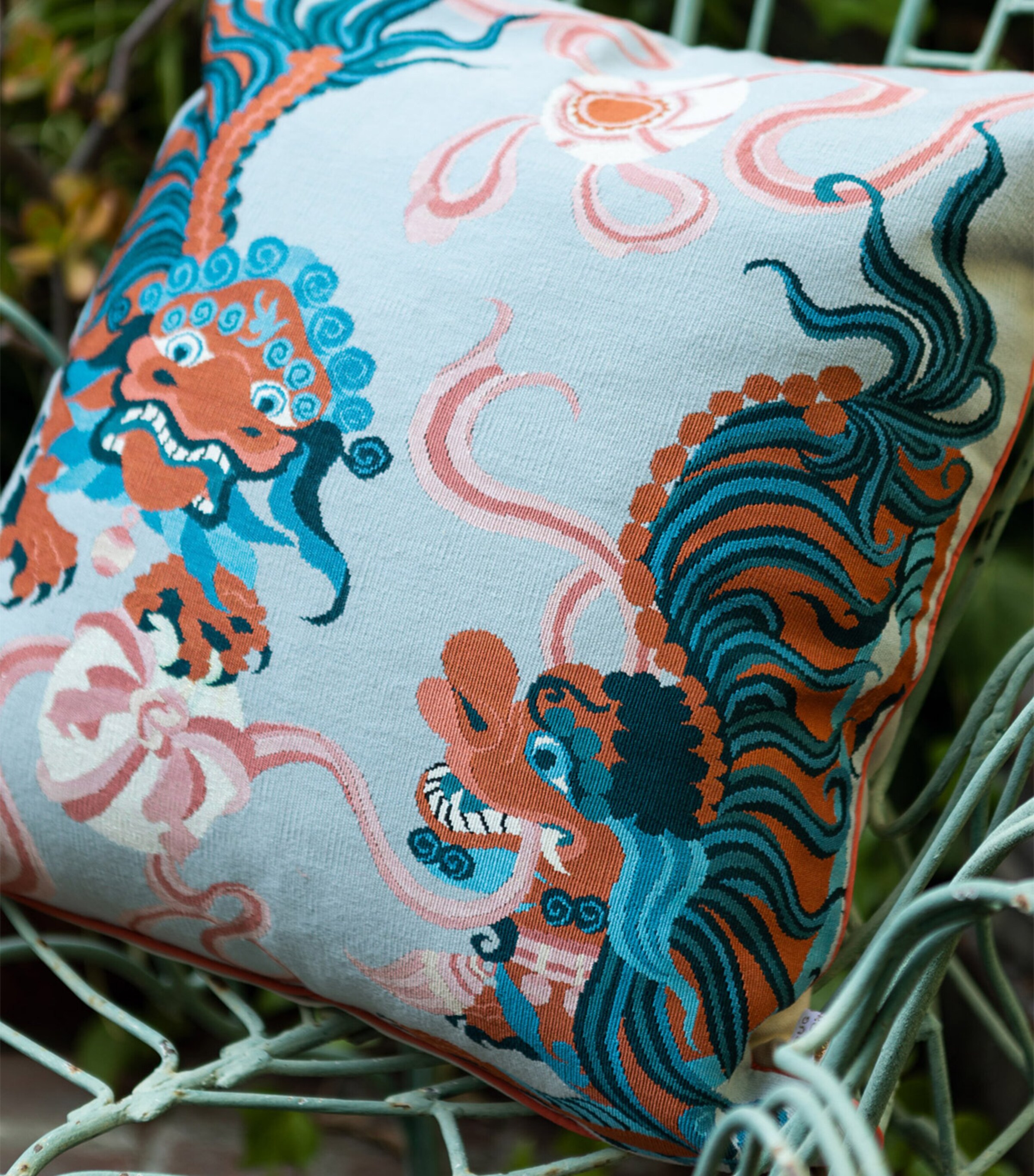  The Rug Company x Guo Pei Lion Dance Cushion