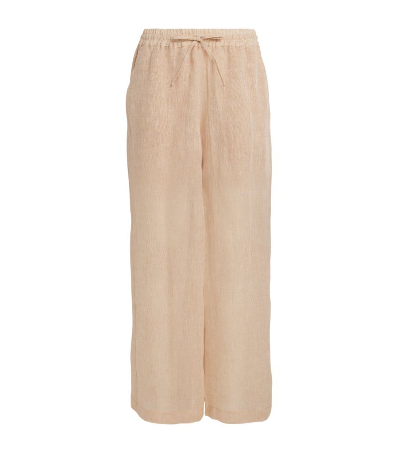 Le Kasha Le Kasha Linen Wide-Leg Trousers