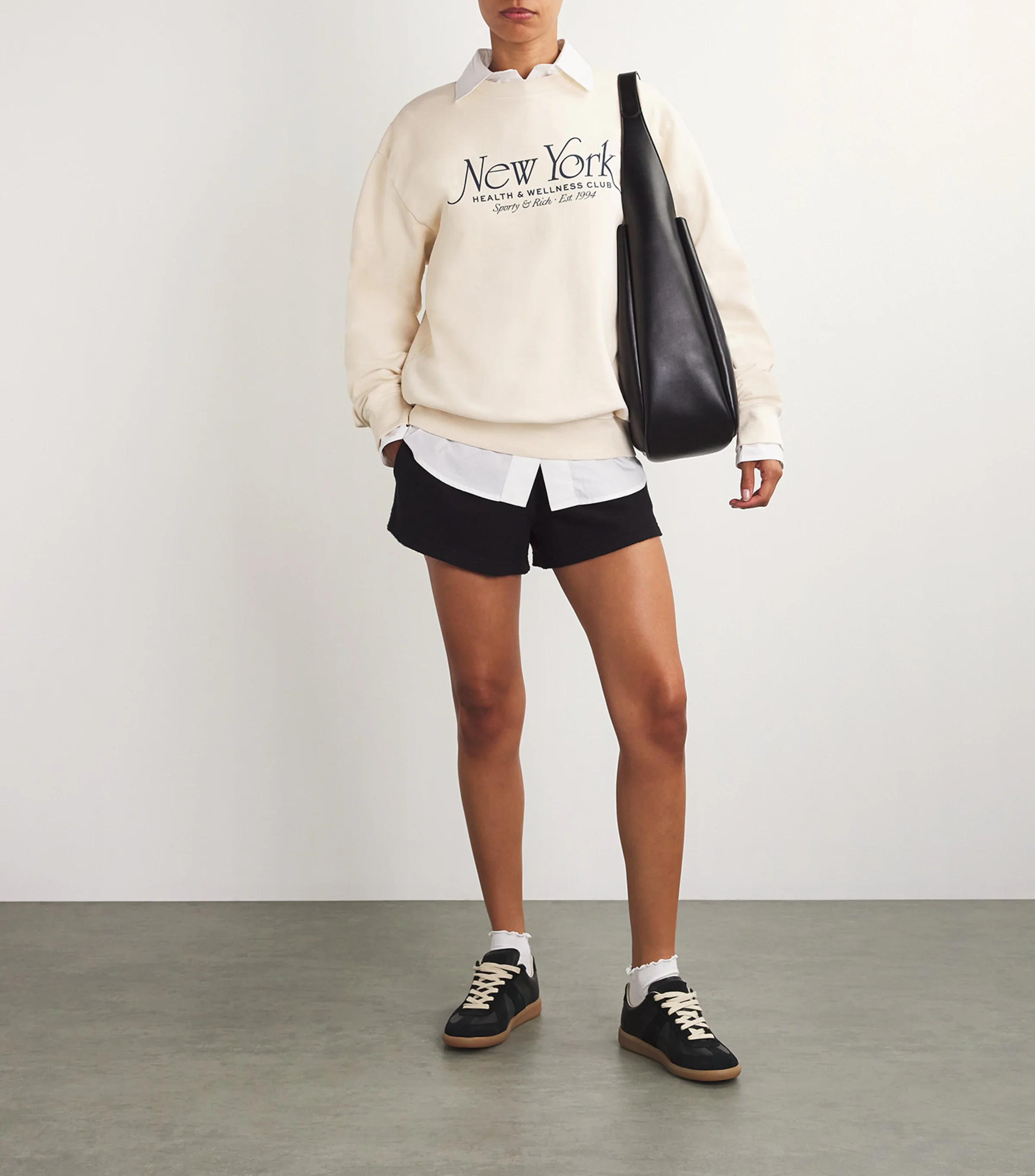 Sporty & Rich Sporty & Rich Cotton Crew-Neck Sweatshirt