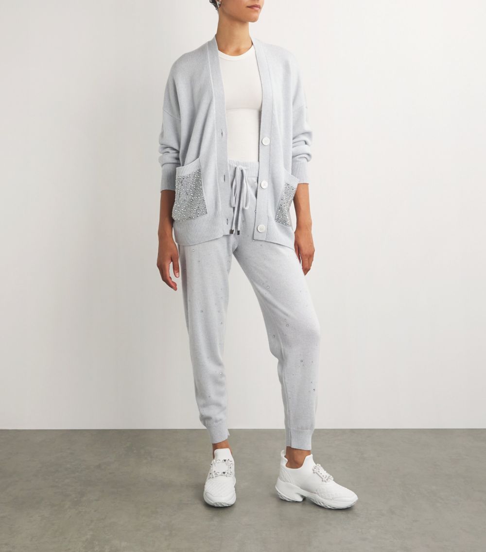 William Sharp William Sharp Cashmere Crystal-Embellished Sweatpants