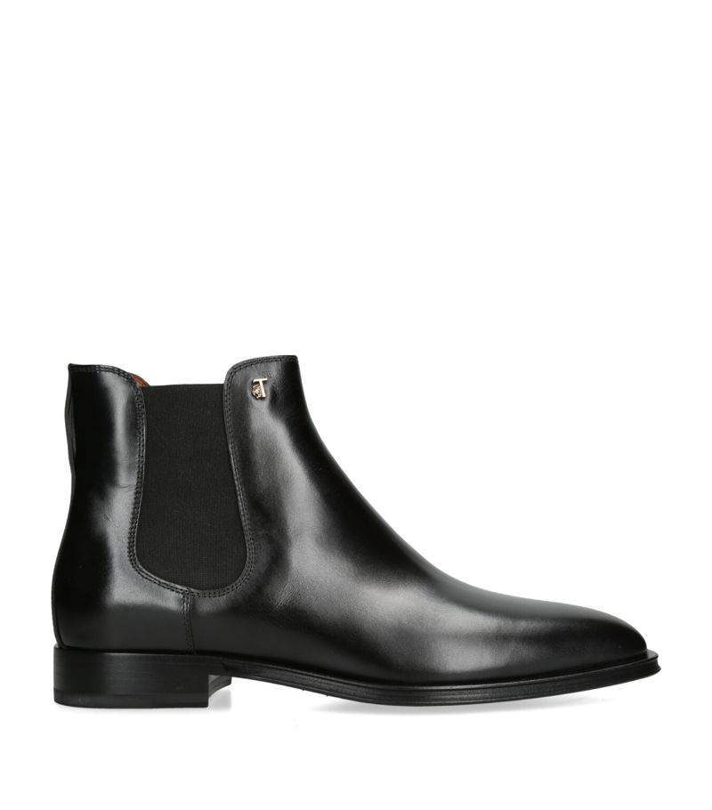 Tod's Tod'S Leather Leone Orel Ankle Boots