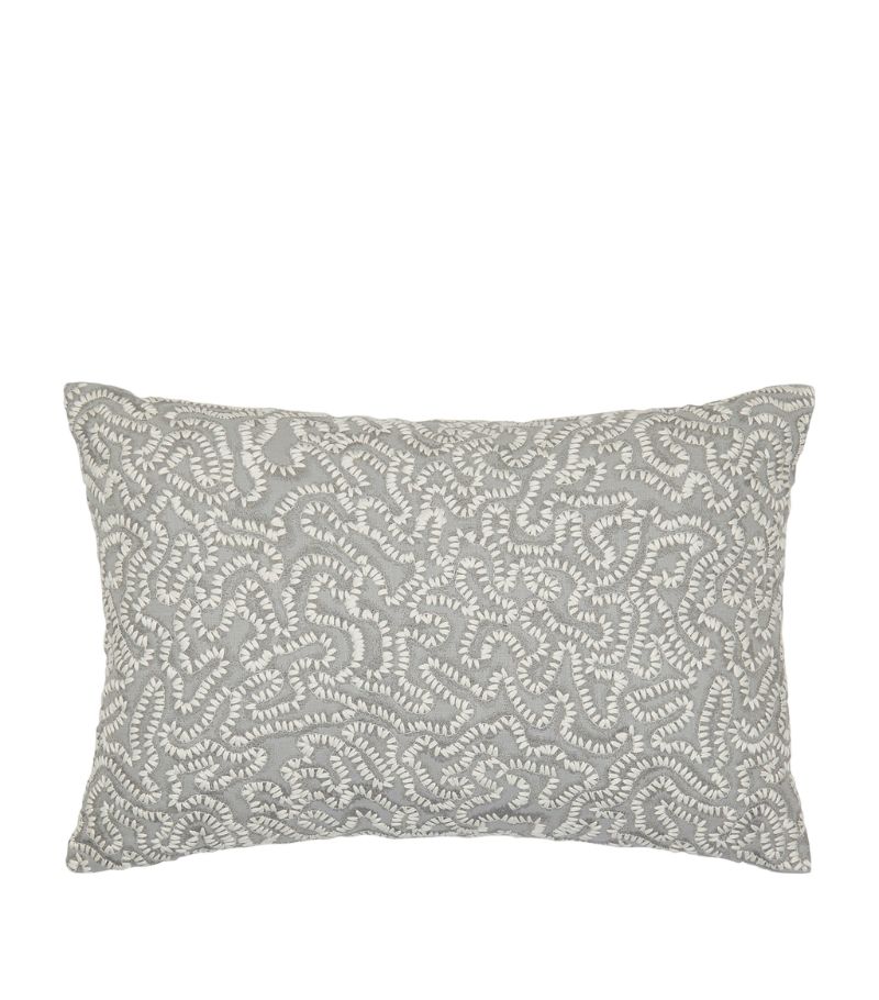 Zoffany ZOFFANY Linen Maze Coral Cushion (40cm x 60cm)