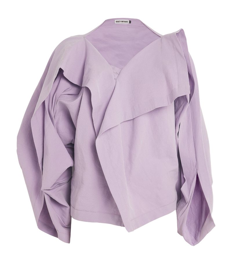 Issey Miyake Issey Miyake Paper-Blend Enclothe Cardigan