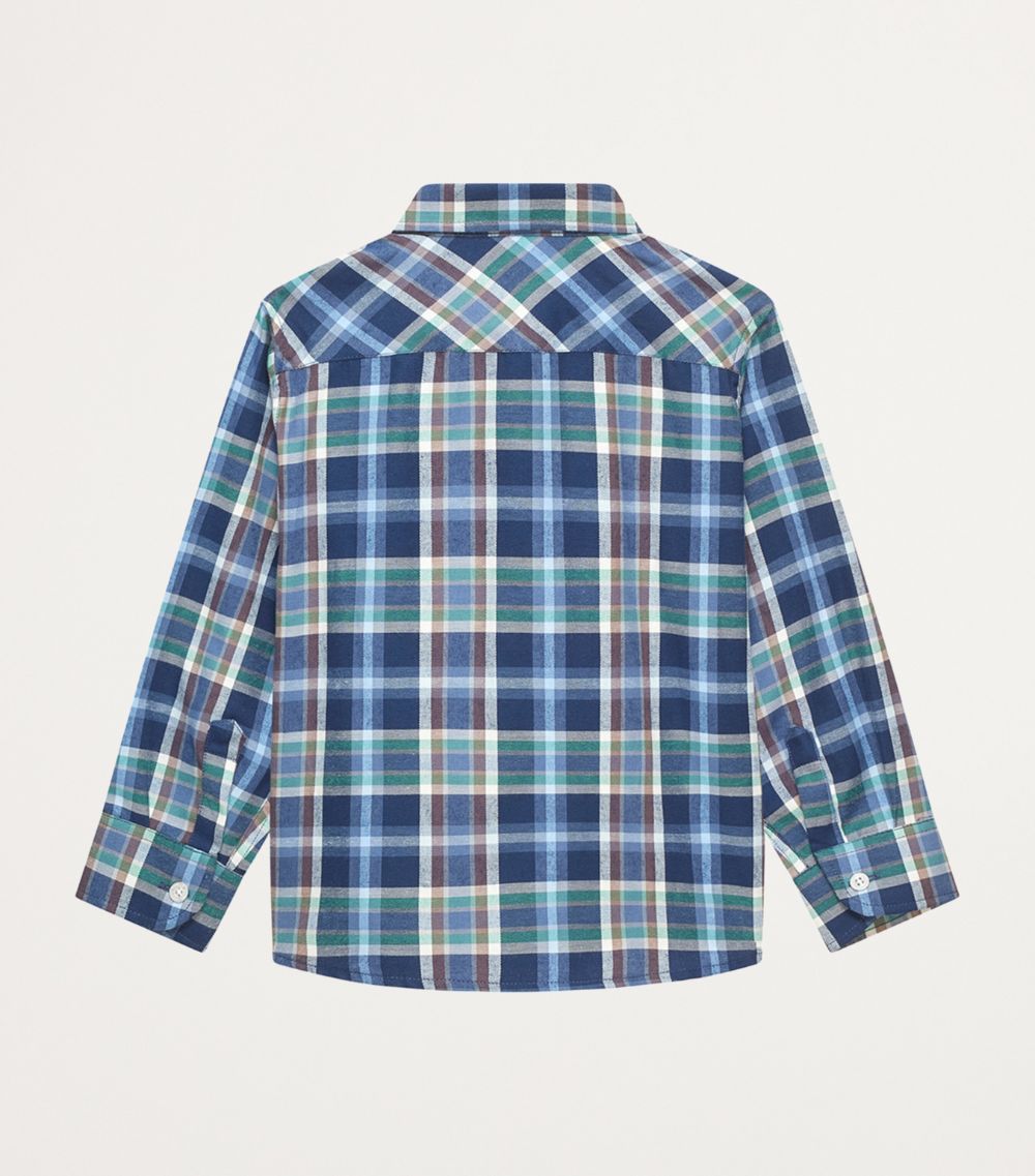 Trotters Trotters Cotton Check Oliver Shirt (6-11 Years)