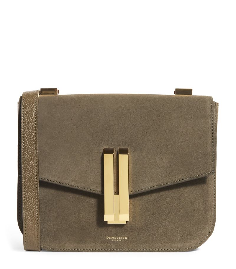 Demellier Demellier Leather And Suede Vancouver Cross-Body Bag