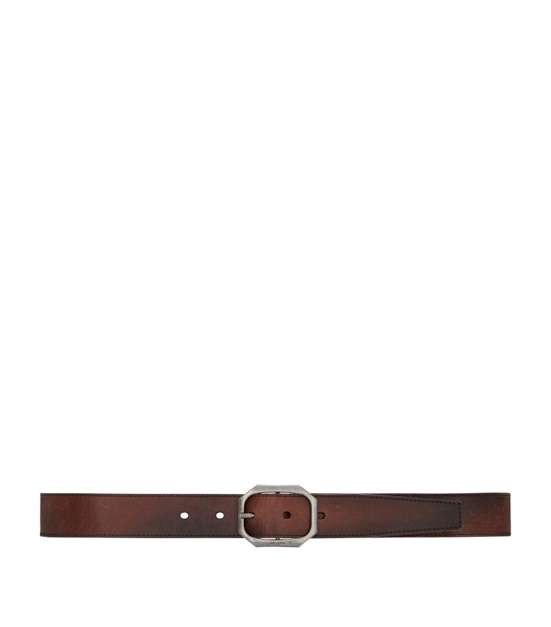 Saint Laurent Saint Laurent Leather Frame Belt