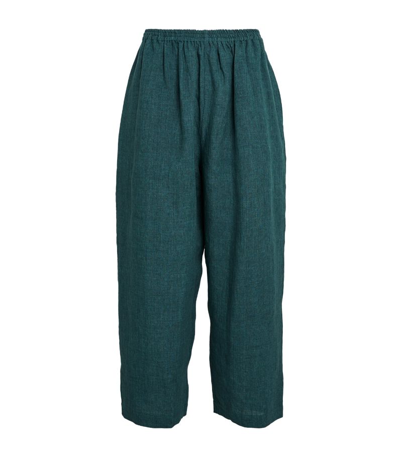 Eskandar Eskandar Linen Cropped Japanese Trousers