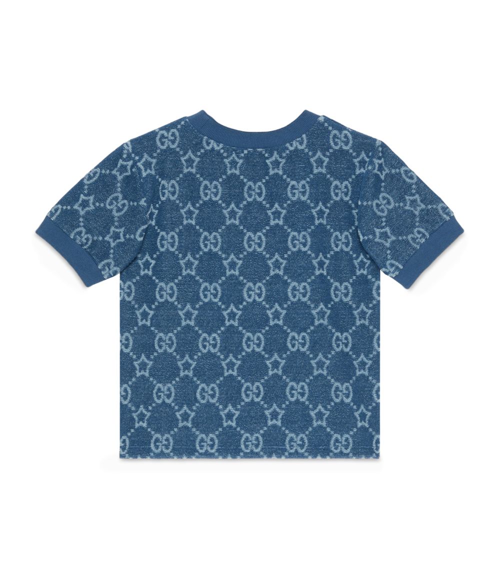 Gucci Gucci Kids Terry Cotton Gg Stars T-Shirt (4-12 Years)