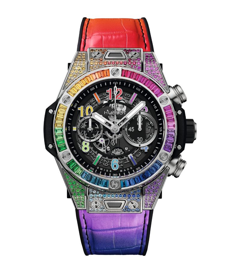 Hublot Hublot Titanium Rainbow Big Bang Unico Watch 45Mm