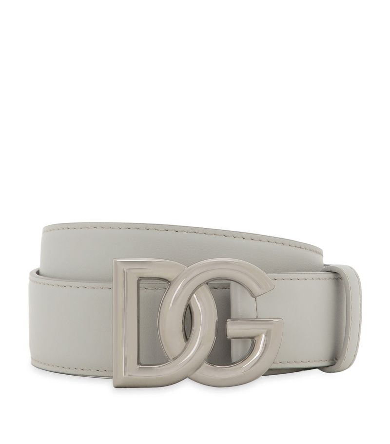 Dolce & Gabbana Dolce & Gabbana Calfskin Dg Millennials Belt