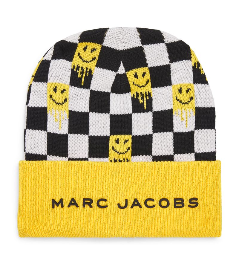 Marc Jacobs Kids Marc Jacobs Kids X Smiley Checkerboard Beanie