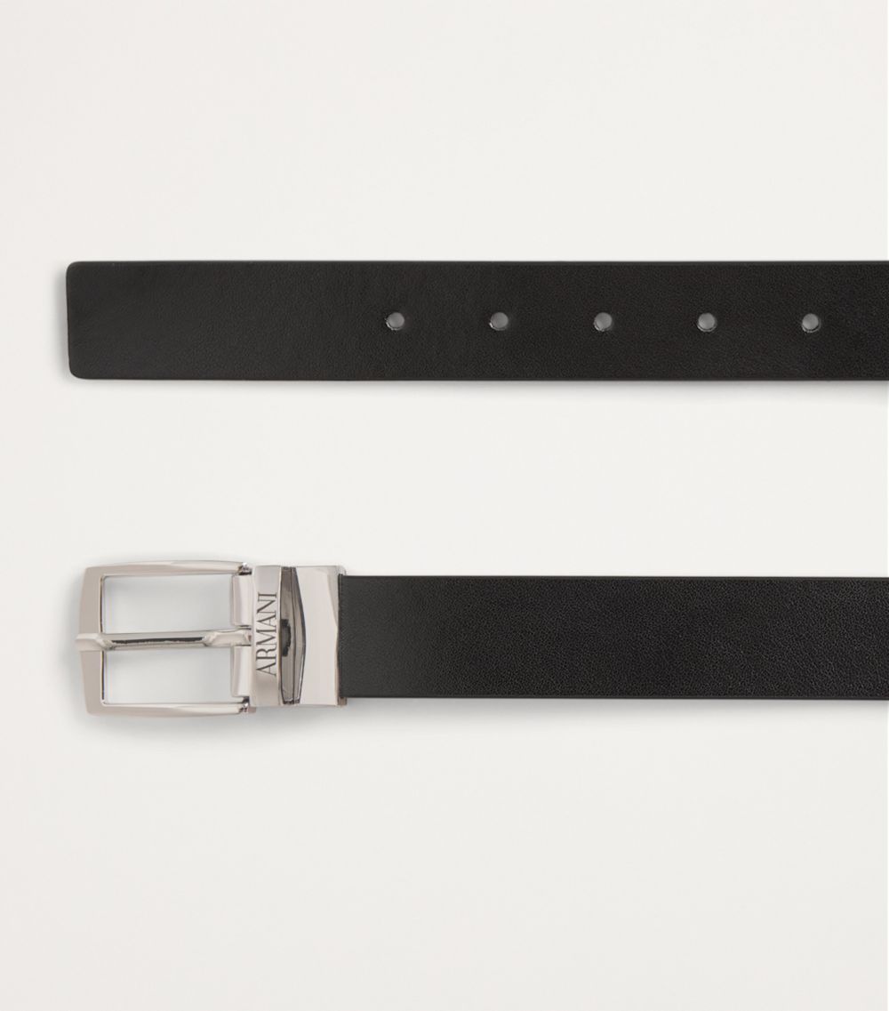 Emporio Armani Kids Emporio Armani Kids Faux Leather Monogram Belt